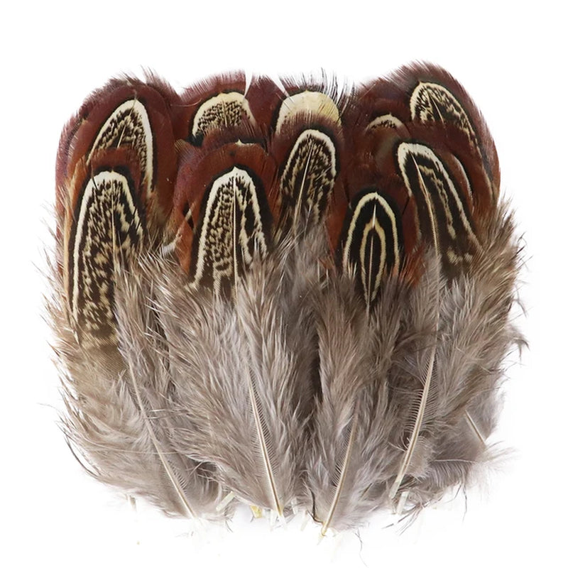 60Pcs Pretty Natural Pheasant Feathers for Crafts Jewelry Making Accessories Decoration Peacock Plumes 5-8CM Wholesale