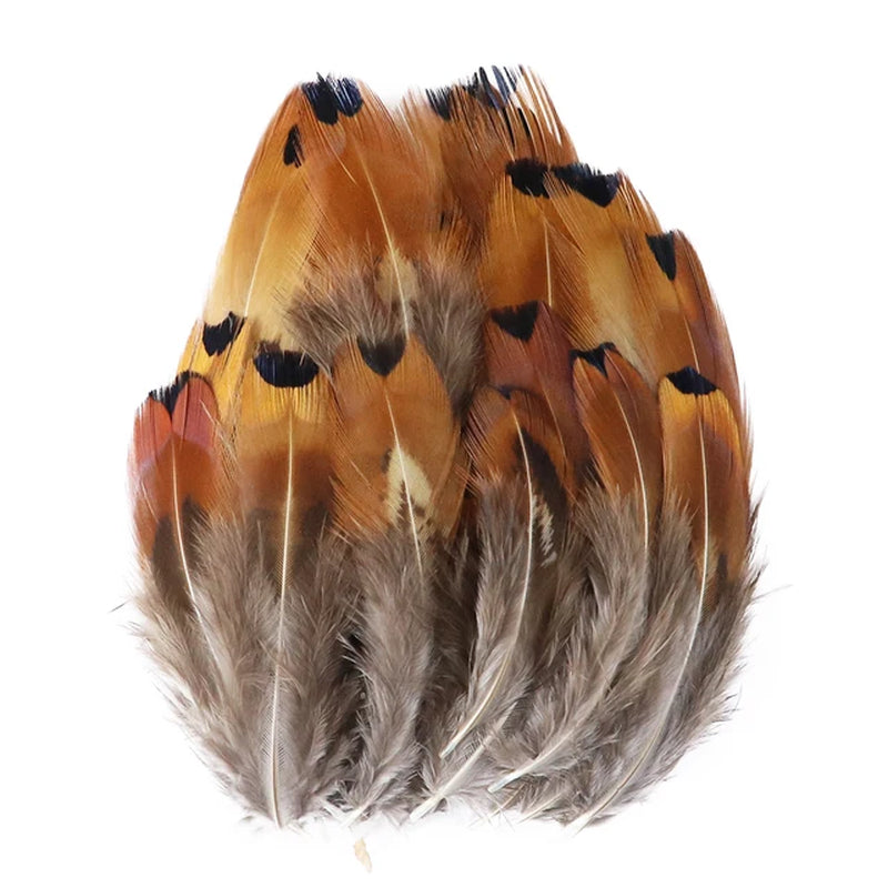 60Pcs Pretty Natural Pheasant Feathers for Crafts Jewelry Making Accessories Decoration Peacock Plumes 5-8CM Wholesale