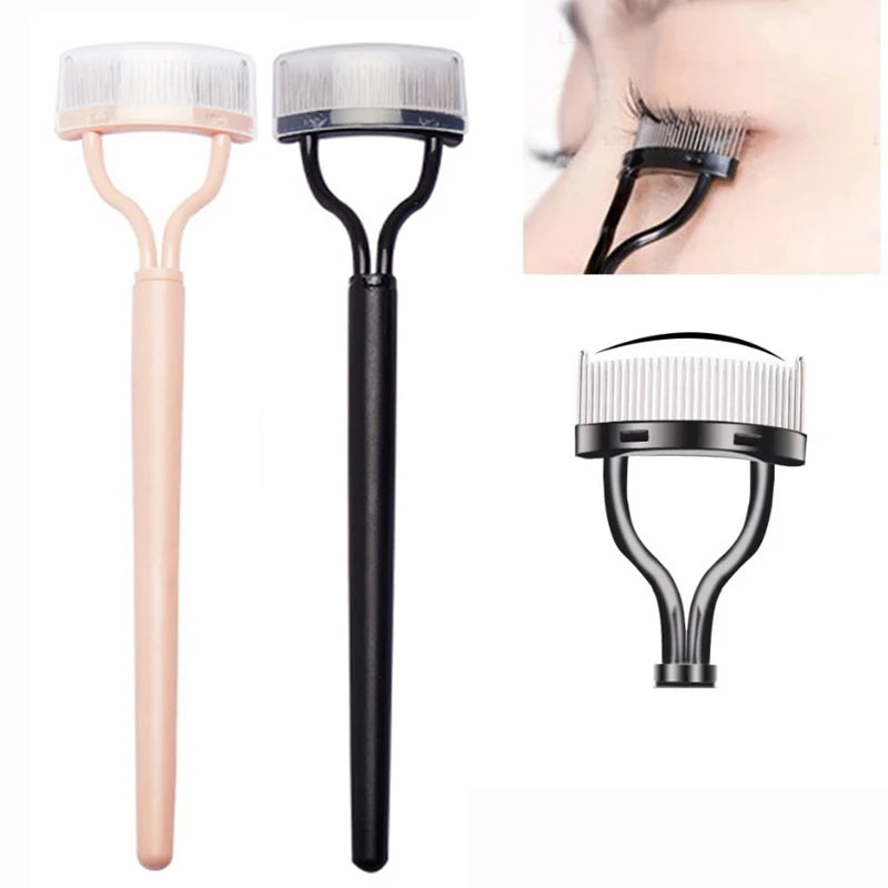 Foldable Metal Eyelash Brush Comb Eyelash Curler Beauty Makeup Lash Separator Mascara Curl Beauty Makeup Cosmetic Makeup Tool