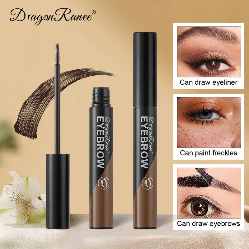 Peel-Off Waterproof Tint Eyebrow Gel Makeup Long Lasting  Enhancers Liquid Gel Tear Wear Easy Natural Brown Gray Tattoo