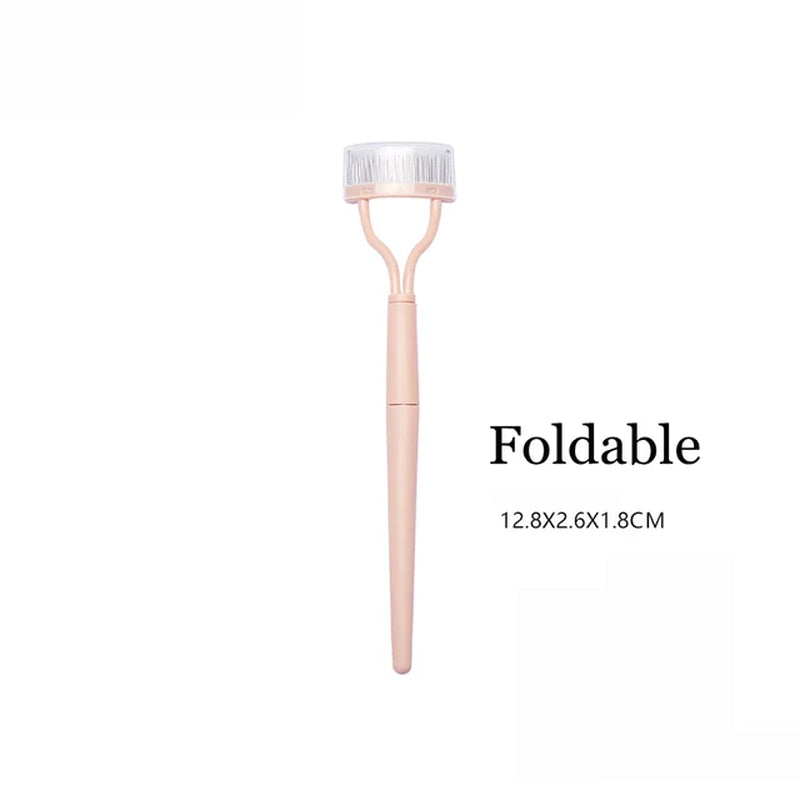 Foldable Metal Eyelash Brush Comb Eyelash Curler Beauty Makeup Lash Separator Mascara Curl Beauty Makeup Cosmetic Makeup Tool